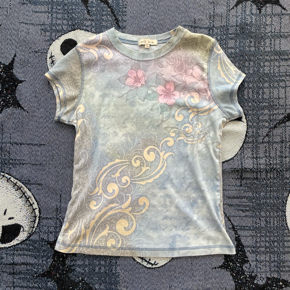 Beautiful Floral and Paisley Tee